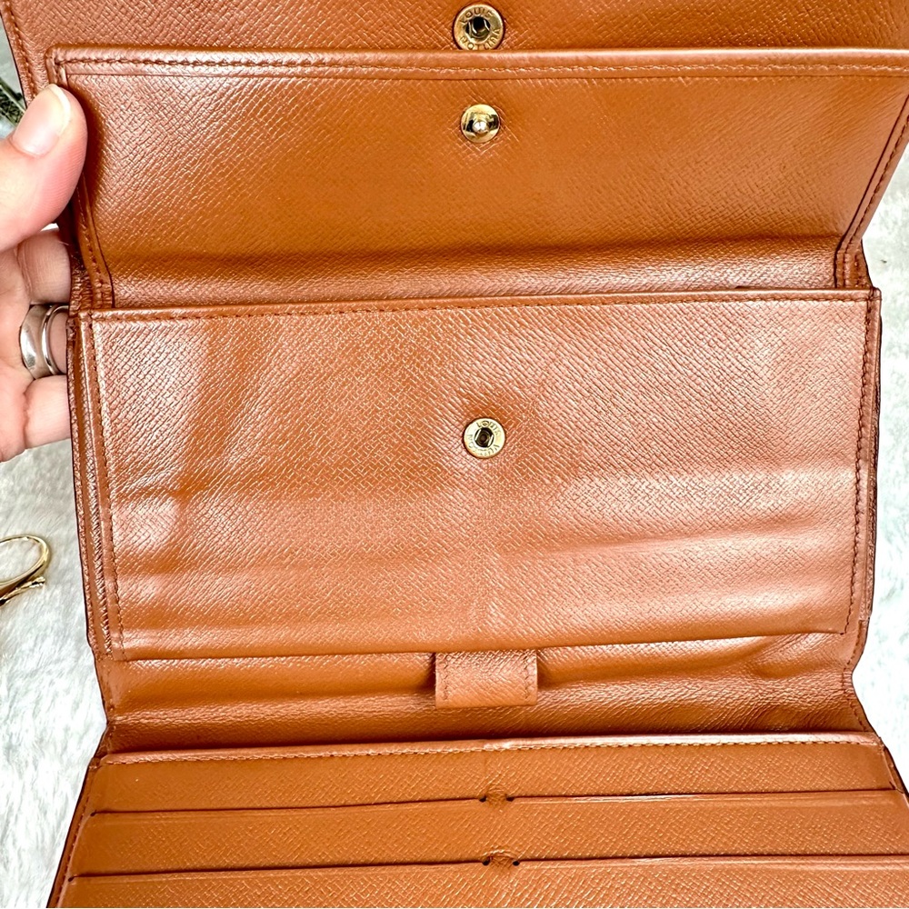 Louis Vuitton Monogram Continental Wallet Crossbody with charm - Picture 13 of 16